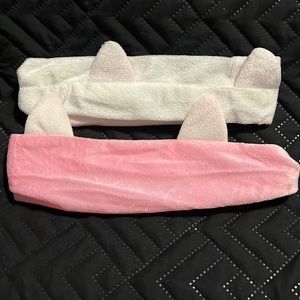 Spa Headband for Washing Face Bunny Ear Spa Headbands and Wristbands